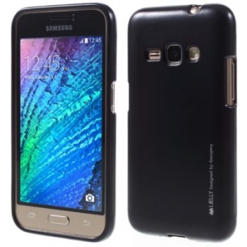 Silikoninis Mercury dėklas juodas (Galaxy J1 2016)